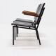 Set of 2 minimalist armchairs dutch design 1960s
