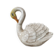Italian ceramic swan, zoomorphic bottle