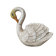Italian ceramic swan, zoomorphic bottle