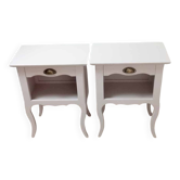 Pair of antique bedside tables