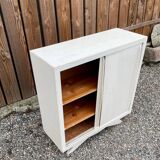 Vintage sideboard with sliding doors