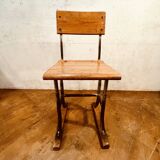 Adjustable workshop chair from the 50s/60s