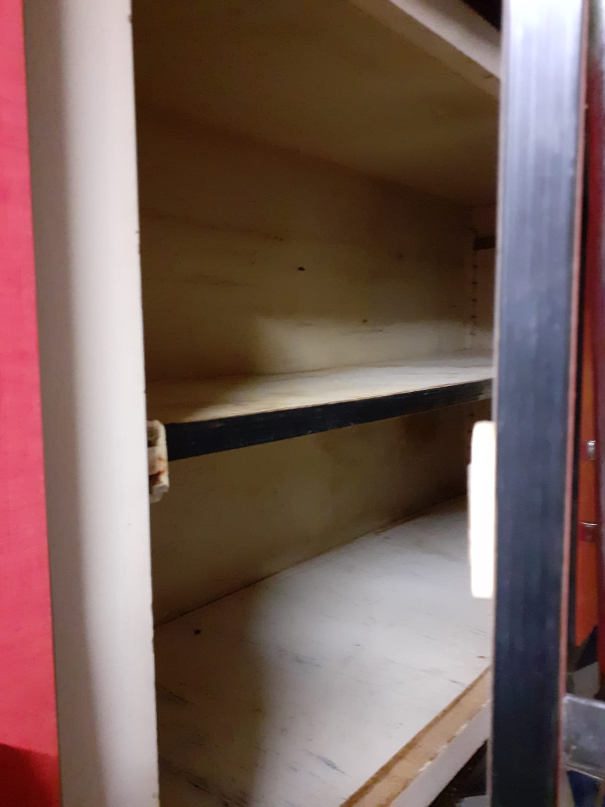 Red formica furniture