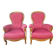 Pair of Louis Philippe style armchairs, vintage, 1960s