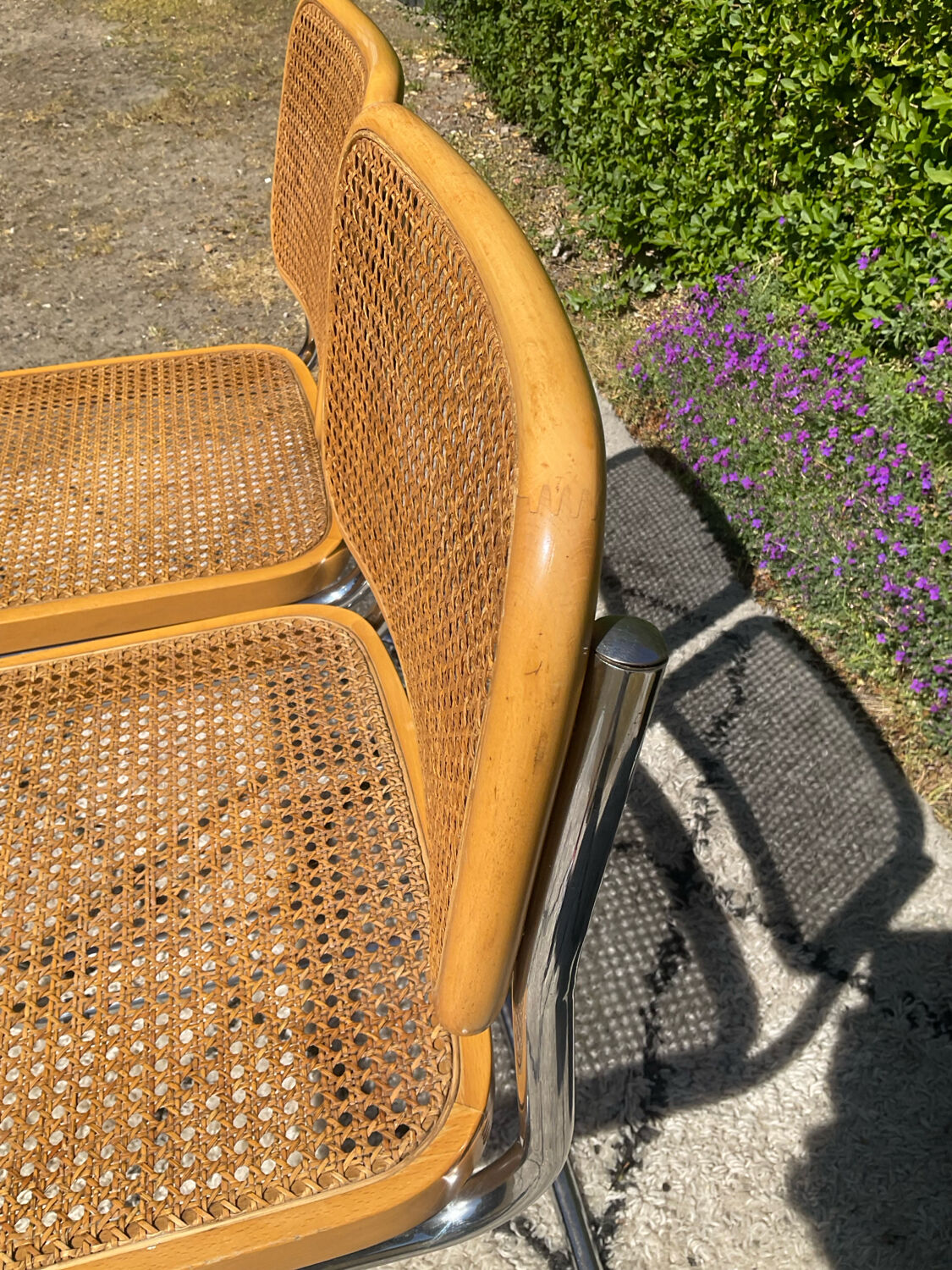 Paire de chaises Marcel Breuer Cesca B32