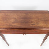 Empire game table of mahogany from around the 1830s