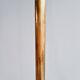 Brass and grooved glass floor lamp in Art Deco style