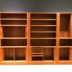 Teak wall system by Niels Bach for Dyrlund, 1970