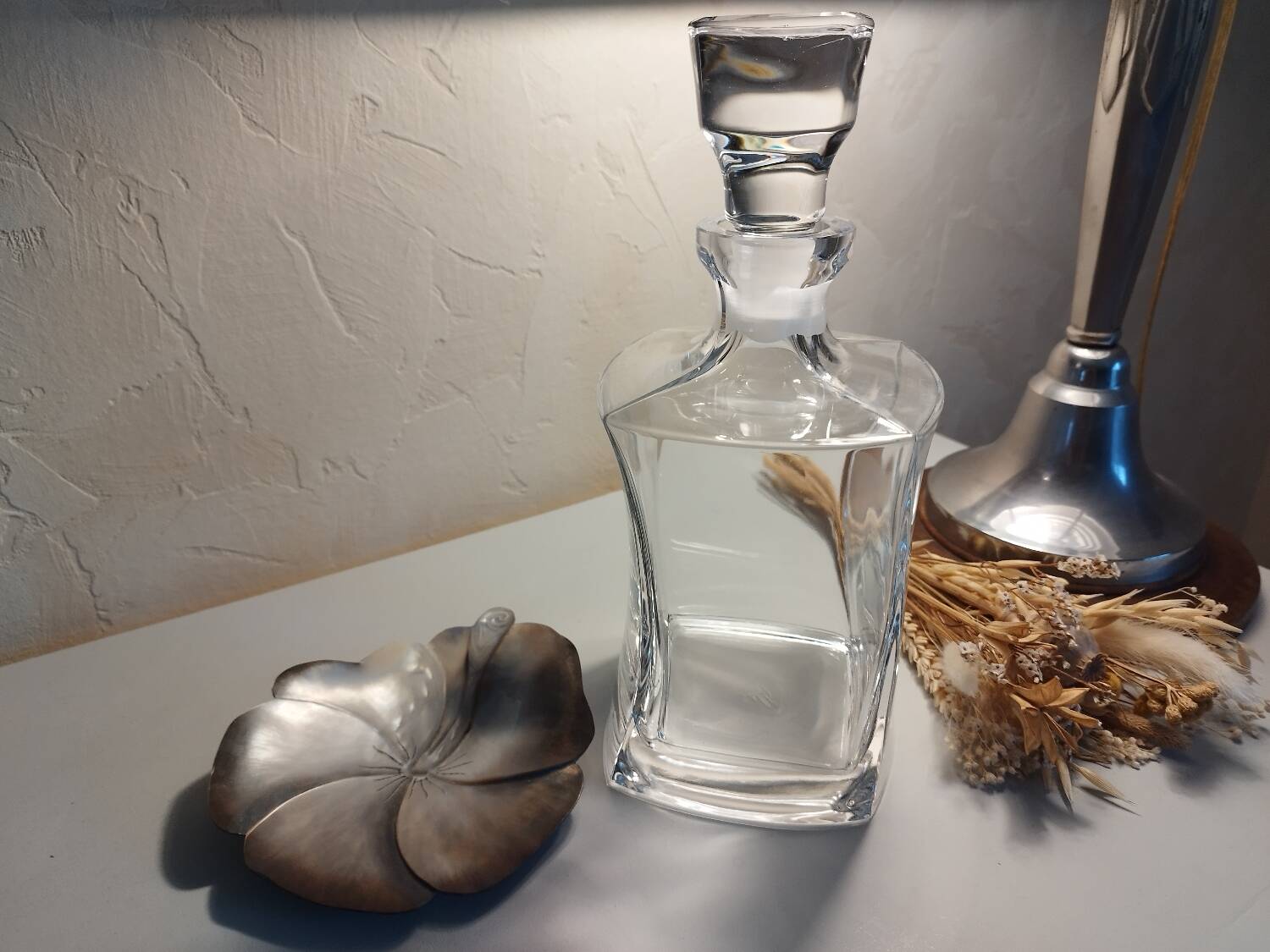 Crystal whiskey decanter