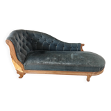 Napoleon III brushed oak daybed