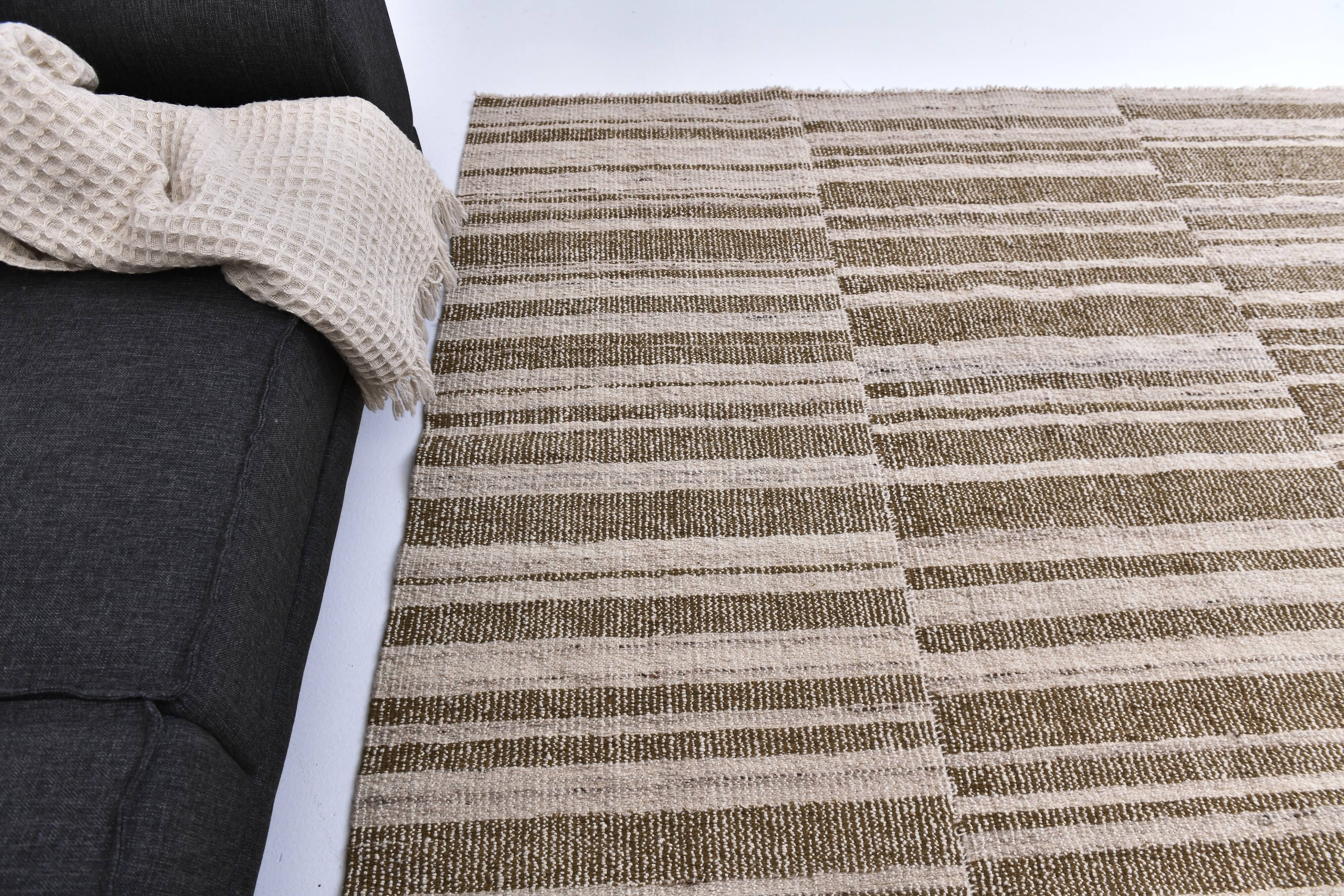 300x217cm  cream Saffran kilim carpet, large wool kilim rug, scandinavian