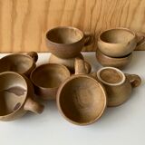 Vintage stoneware cups