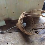 Hanging lamp wicker