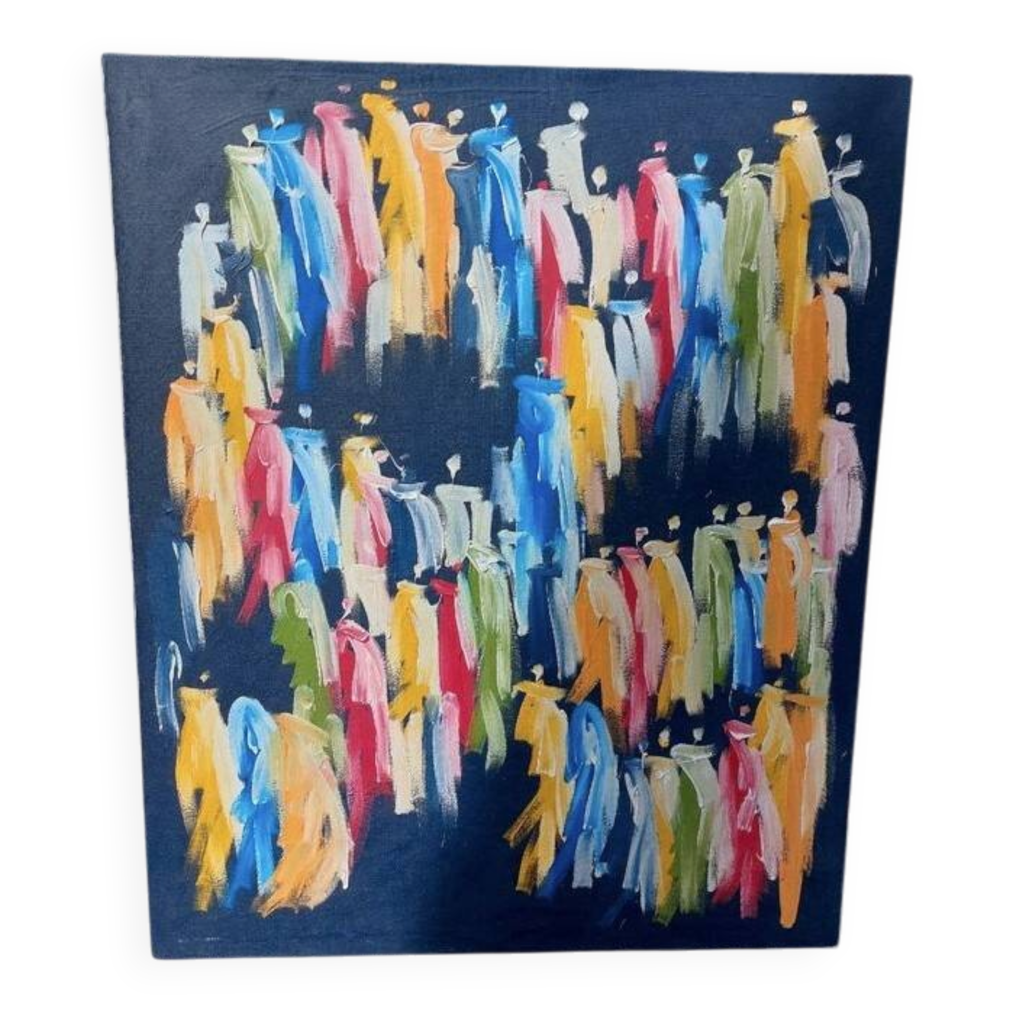 Moroccan silhouettes tableau Hicham Wiklandour