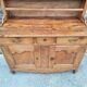 Antique sideboard, solid wood farmhouse furniture.