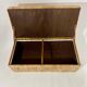 De Sede style storage bench, leather patchwork, 1970s design
