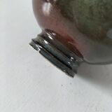 Duo de gobelets en grès émaillé bleu et vert