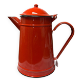 Japy red enamel coffee pot