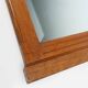 Art Deco Mirror in Oak with Carved Decorations and Facet Cut Mirror, 1930s