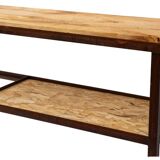 Designer handmade solid wood/steel workbench