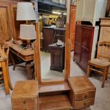 Art deco oak dressing table from the 1950s