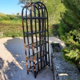 Large mid century bamboo library