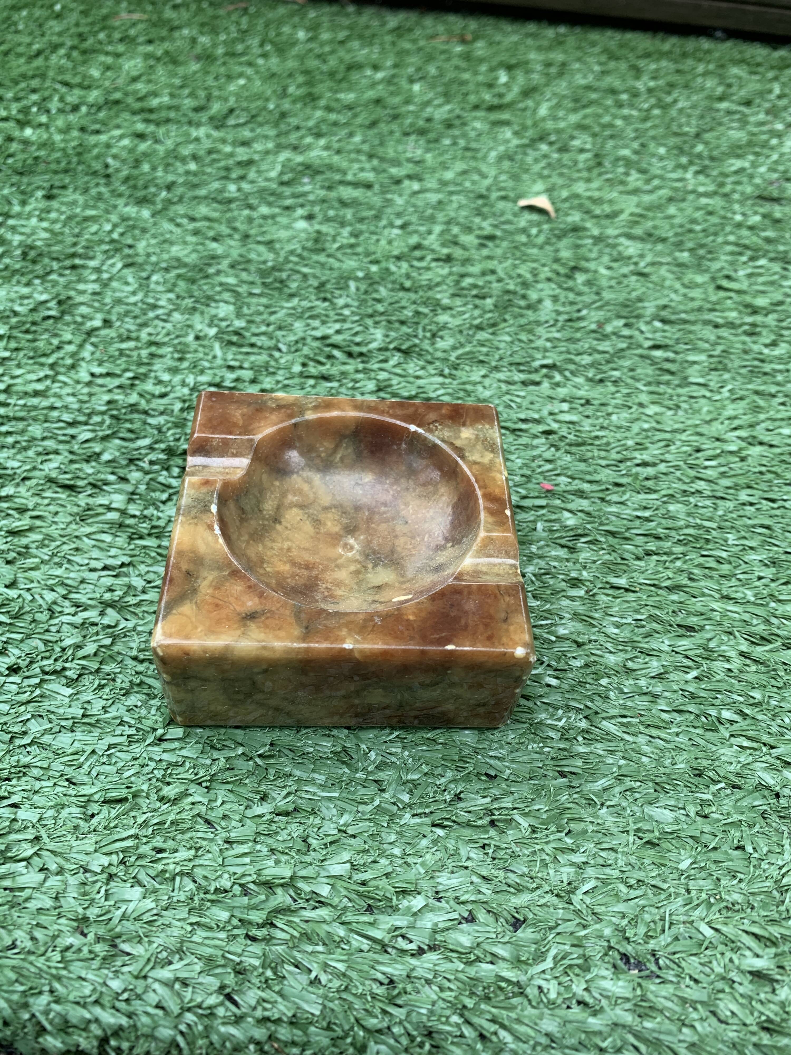 Vintage marble ashtray
