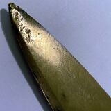 Paper cut opens letter bronze gothic gargoyle signed M. Arvisonet