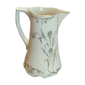 Old ceramic pitcher Saint Amand & Hamage