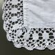 Monogram pillowcase LC edge crochet width 4cm