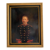 Portrait old soldier 19th