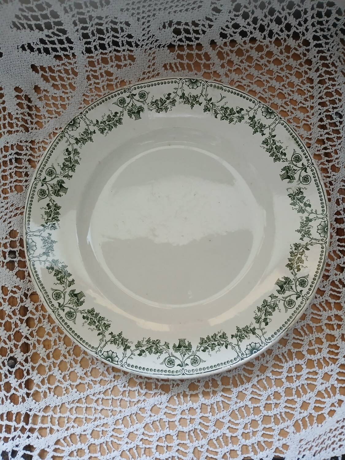Antique ironstone dish