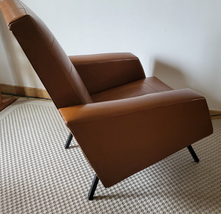 Vintage skai armchair