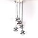 Space Age Kaiser Leuchten ceiling light 1970 living room lamp / pop art ball