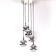 Space Age Kaiser Leuchten ceiling light 1970 living room lamp / pop art ball