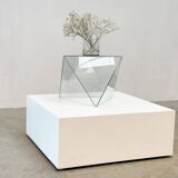 Table d'appoint ou table basse en verre