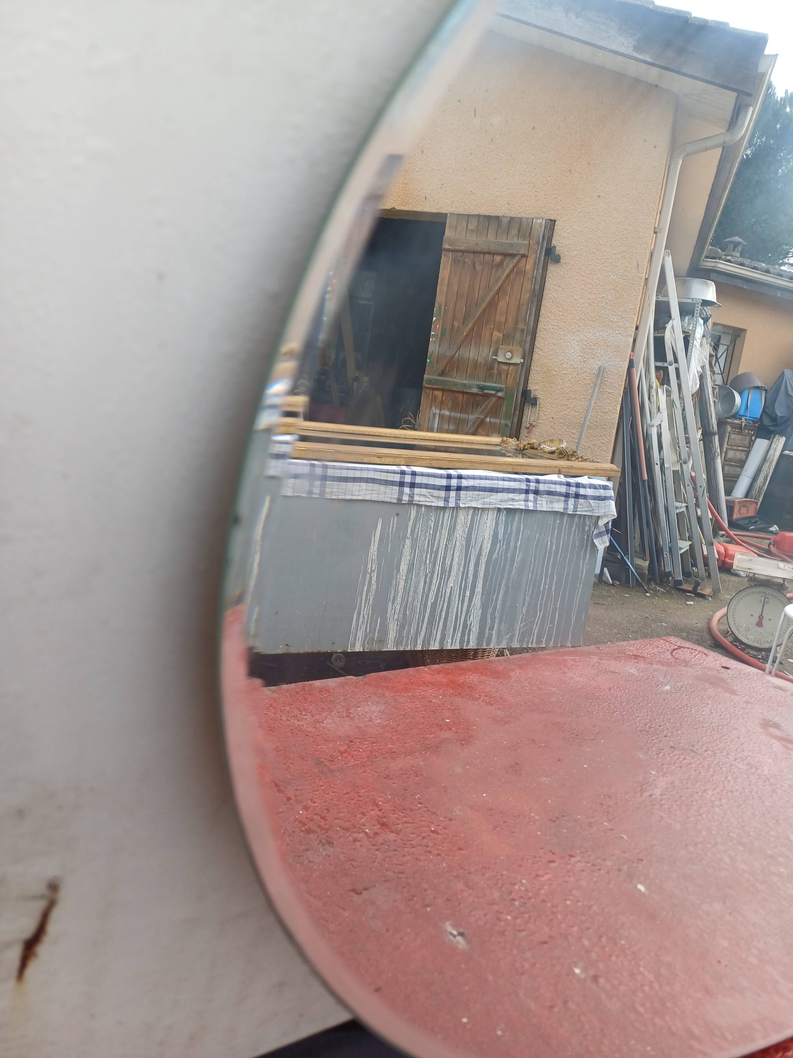 60s Beveled Oval Mirror