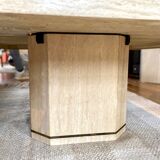 Travertine coffee table
