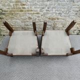 Pair of oak armchairs, Amsterdam School, 1930s