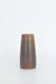 Small modern Scandinavian collection vase in chocolate stoneware from the mid-century by Gunnar Borg.