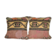 Set of 2 vintage kilim cushion covers 41x41 cm