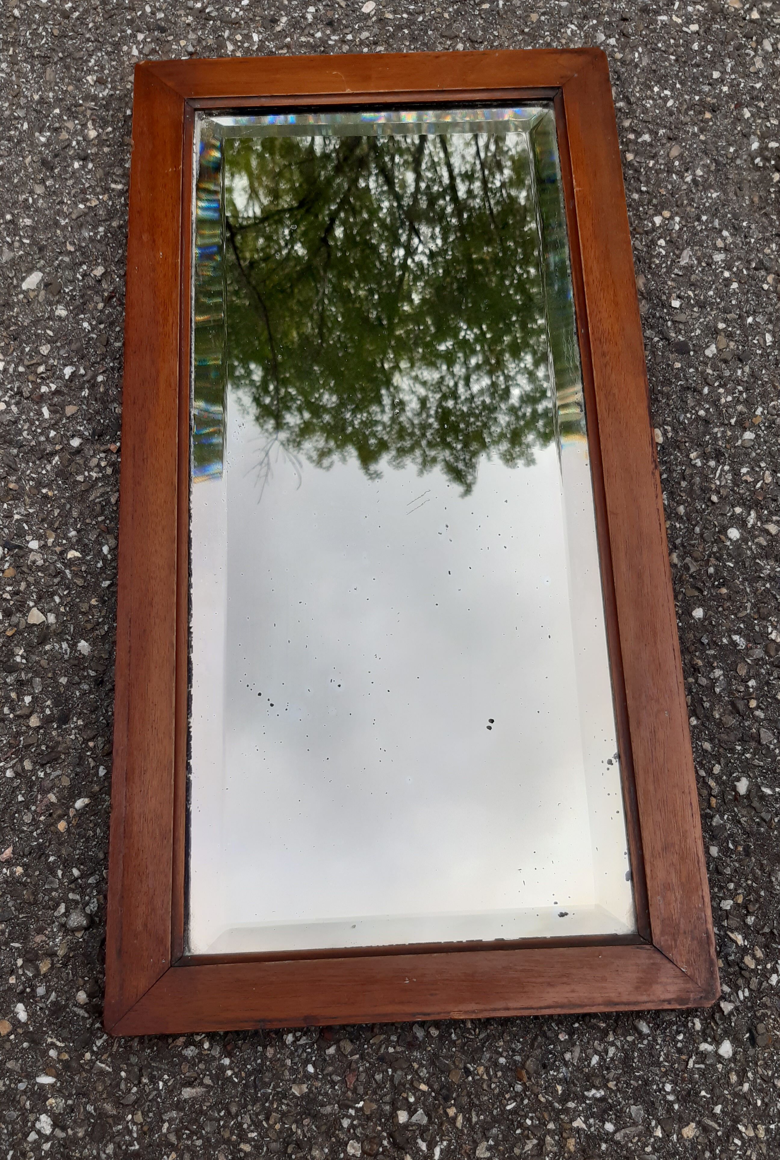 Miroir verre biseauté 1930