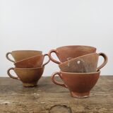 Tasses en grès "bolées"