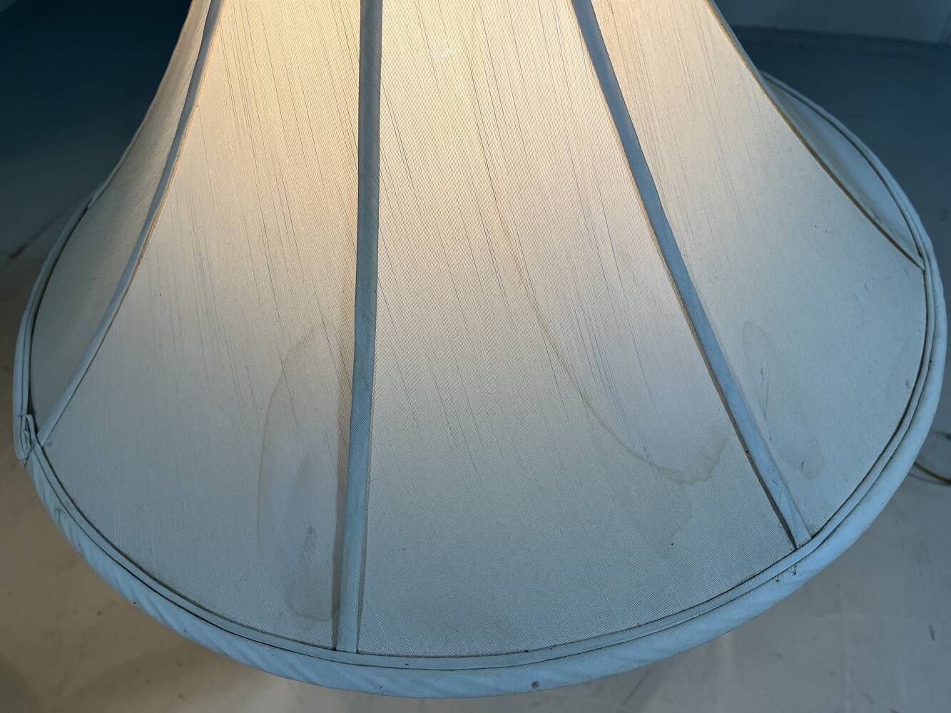 Hollywood Regency crystal & brass table lamps by Underwriters Laboratories Inc