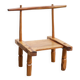Antique Brutalist African Chair