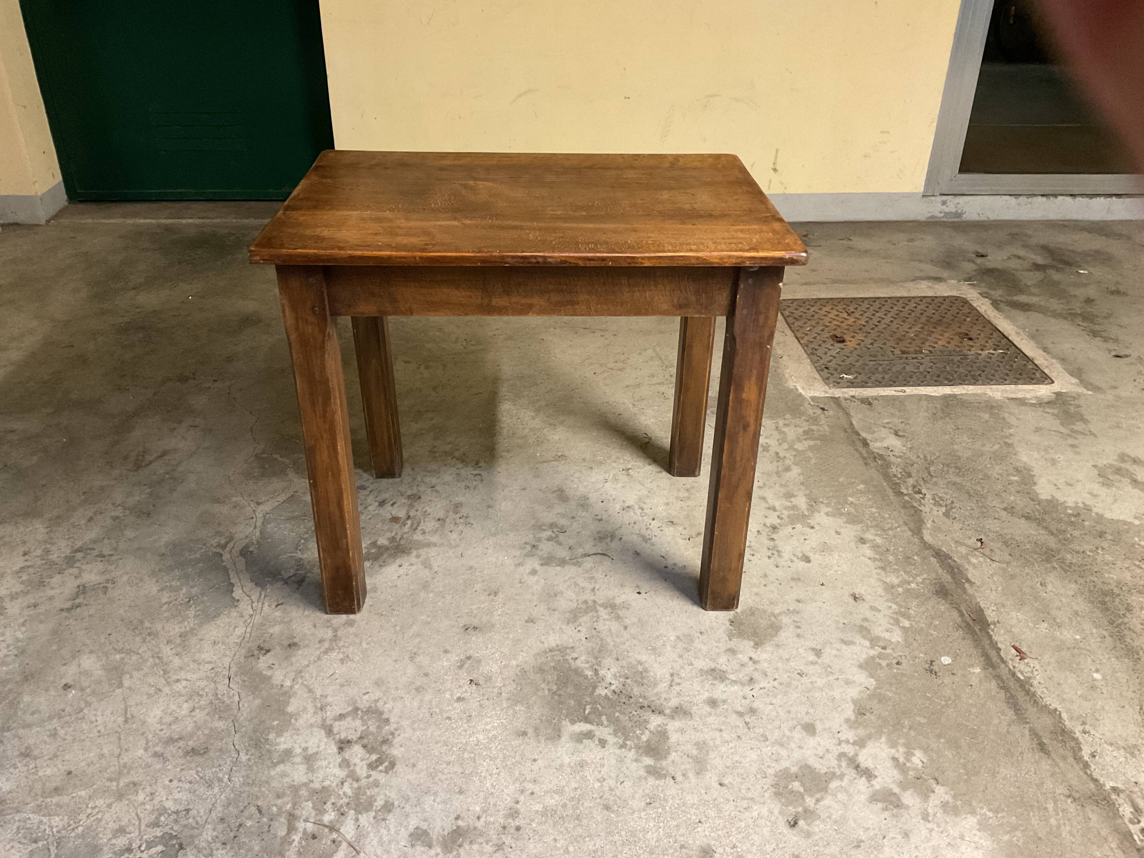 Side table walnut 1940s/1950s