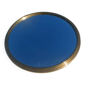 Plateau miroir doré