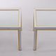 Pair of Renato Zevi side tables, Hollywood Regency tables, Italy from the 1970s.