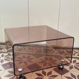 smoked plexi coffee table