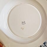 12 Luneville K&G soup plates letter F